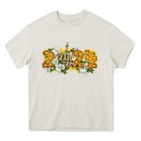 Cream 2024 skeleton middle finger new year Heavy Core Tee - CowGirlArtShop