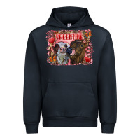 Navy valentine heifers Urban Hoodie - RanaPortraitStore