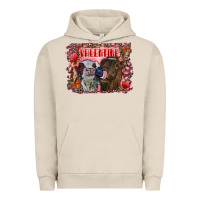 Pigment French Oak valentine heifers Urban Hoodie - RanaPortraitStore