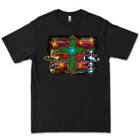 Black cross leopard cowhide glitter serape Premium Tee - RanaPortraitStore