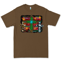 Cacao cross leopard cowhide glitter serape Premium Tee - RanaPortraitStore