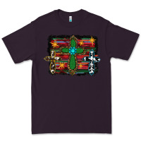 Plum cross leopard cowhide glitter serape Premium Tee - RanaPortraitStore