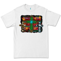 White cross leopard cowhide glitter serape Premium Tee - RanaPortraitStore