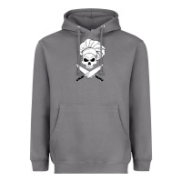 Storm chef skull and crossbones knives halloween Heavyweight Hoodie - linhVisuals