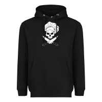 Chef Skull And Crossbones Knives Halloween Heavyweight Hoodie | Teevron