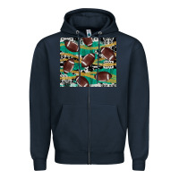 Navy western football Zipper Hoodie - AdoDesignShop