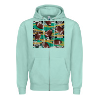 Western Football Zipper Hoodie | Teevron