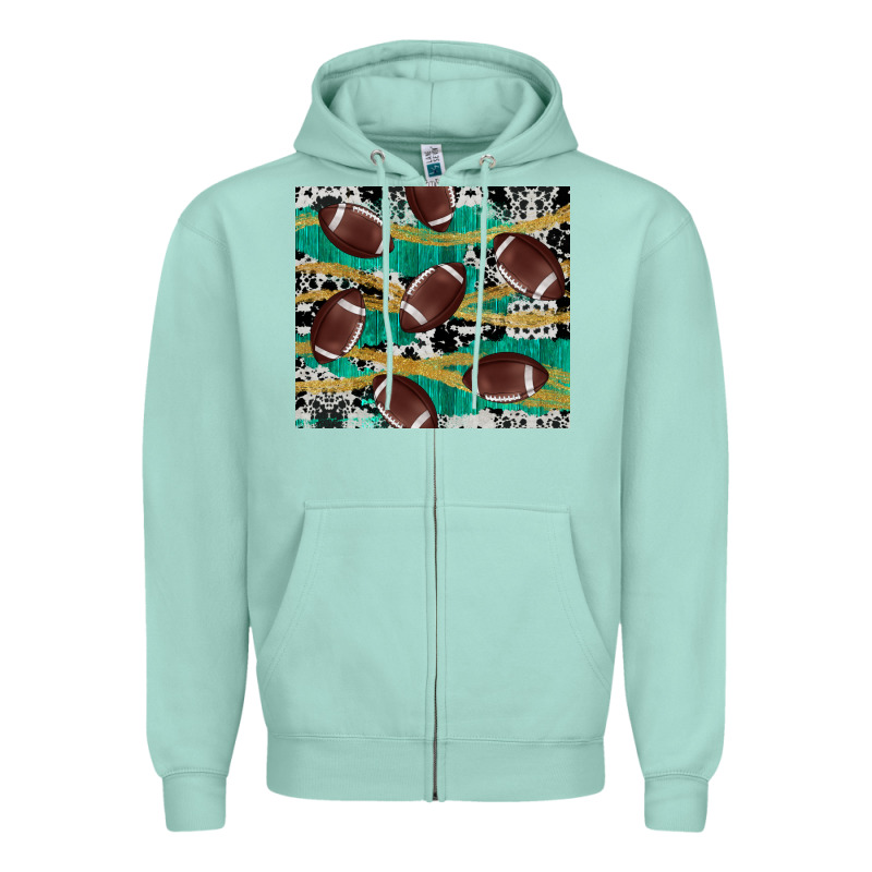 Western Football Zipper Hoodie by AdoDesignShop | Teevron