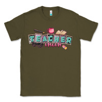 Army Green teacher mom Classic Tee - CowGirlArtShop