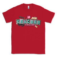 Red teacher mom Classic Tee - CowGirlArtShop