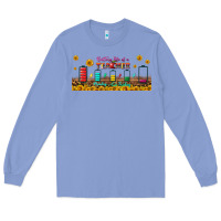 Colony Blue battery life of a teacher libbey glass Long Sleeve Tee - BundleAndBundleShop