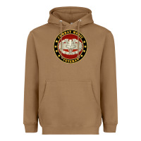 Toasted Coconut combat medic veteran Heavyweight Hoodie - linhVisuals