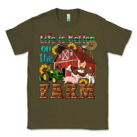 Army Green western life is better on the farm Classic Tee - Artiststas