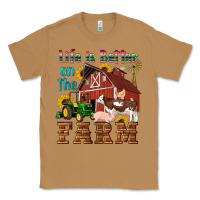 Toasted Coconut western life is better on the farm Classic Tee - Artiststas