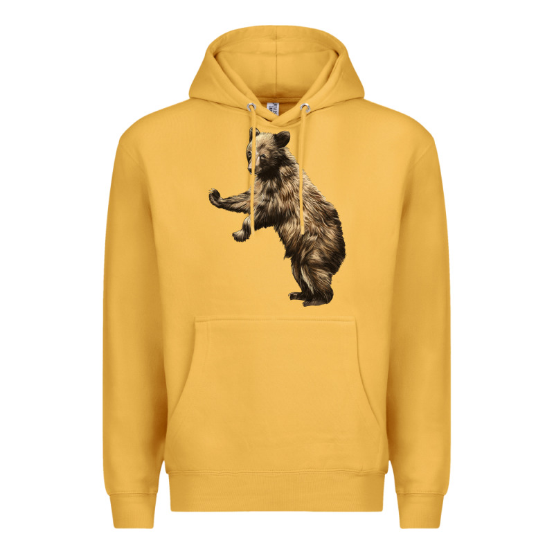 Brown Bear Cub Premium Hoodie by LillyAllenDesigns | Teevron