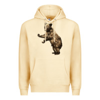 Pina Colada Brown Bear Cub Premium Hoodie - LillyAllenDesigns