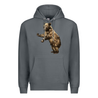 Rock Brown Bear Cub Premium Hoodie - LillyAllenDesigns