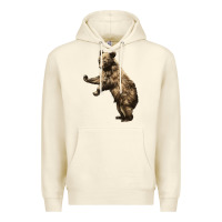 Sandshell Brown Bear Cub Premium Hoodie - LillyAllenDesigns