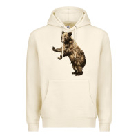 Tofu Brown Bear Cub Premium Hoodie - LillyAllenDesigns