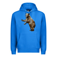 True Royal Brown Bear Cub Premium Hoodie - LillyAllenDesigns