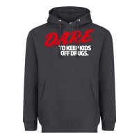 Smoke d.a.r.e Heavyweight Hoodie - linhVisuals