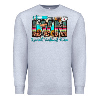 Heather Grey lvn licensed vocational nurse Premium Sweatshirt - JahusDesignShop