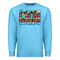Ocean Blue lvn licensed vocational nurse Premium Sweatshirt - JahusDesignShop