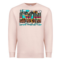 Pale Pink lvn licensed vocational nurse Premium Sweatshirt - JahusDesignShop