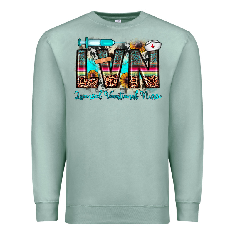 Lvn Licensed Vocational Nurse Premium Sweatshirt by JahusDesignShop | Teevron