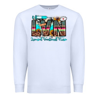 White lvn licensed vocational nurse Premium Sweatshirt - JahusDesignShop