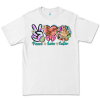 White Peace love Easter Day Premium Tee - HowdyJamesFarm