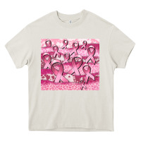 Cream ribbon Heavy Core Tee - CowGirlArtShop