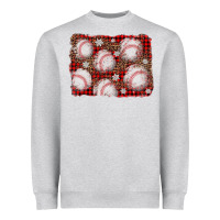 Heather Grey baseball christmas background Heavyweight Sweatshirt - AdoDesignShop