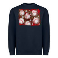 Navy baseball christmas background Heavyweight Sweatshirt - AdoDesignShop