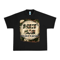 Brave Mom From Son Up To Son Down Mother's Day Urban Heavy Tee | Teevron