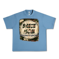 Pebble Blue Brave mom from son up to son down Mother's Day Urban Heavy Tee - FaDigitalArtStudio