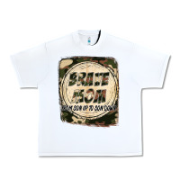 White Brave mom from son up to son down Mother's Day Urban Heavy Tee - FaDigitalArtStudio