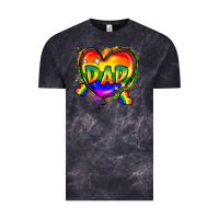 Cloud Black Dad pride Vintage Tee - FaDigitalArtStudio