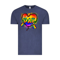 Vintage Denim Dad pride Vintage Tee - FaDigitalArtStudio