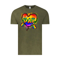 Vintage Olive Dad pride Vintage Tee - FaDigitalArtStudio