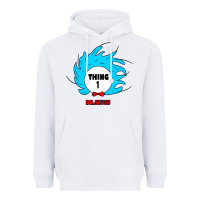 White thing 1 Heavyweight Hoodie - linhVisuals