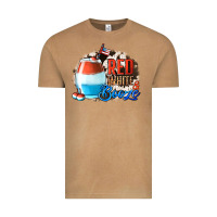 Vintage Camel Red White  Booze With Cowhide Background Vintage Tee - Jasminsmagicworld