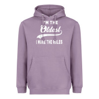 Lavender im the oldest i make the rules siblings family Heavyweight Hoodie - linhVisuals