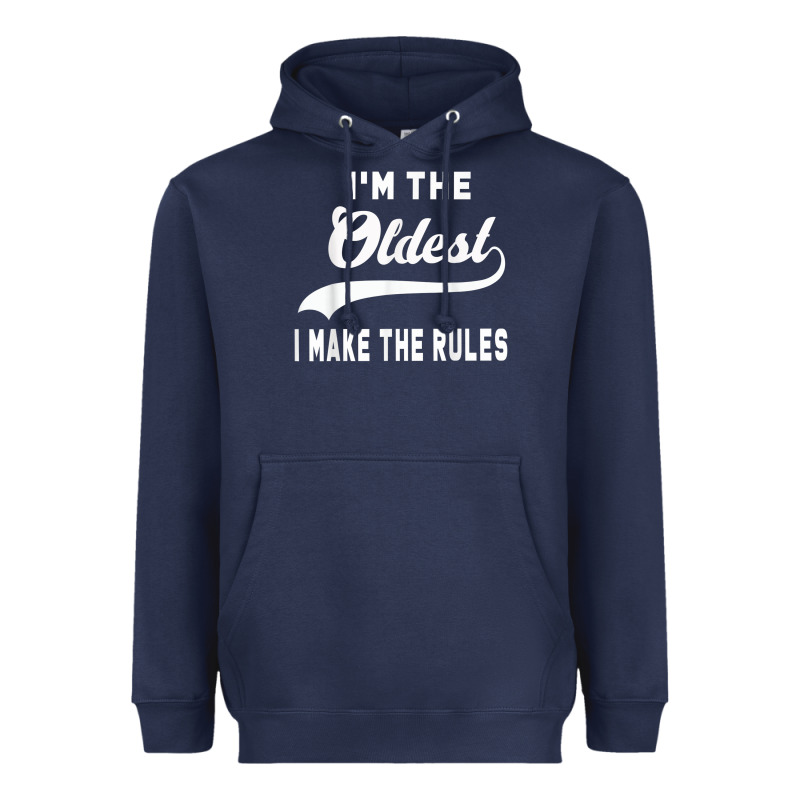 Im The Oldest I Make The Rules Siblings Family Heavyweight Hoodie by linhVisuals | Teevron