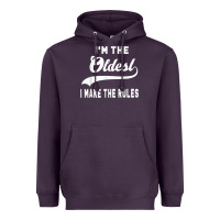 Plum im the oldest i make the rules siblings family Heavyweight Hoodie - linhVisuals