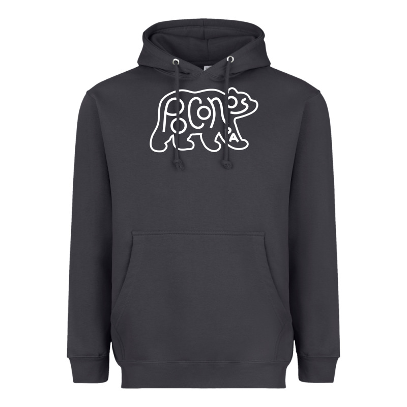 Poconos Pennsylvania Pocono Pa Bear Travel Animal Heavyweight Hoodie by linhVisuals | Teevron