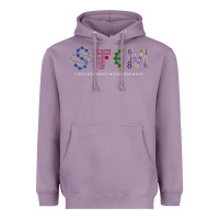 Lavender stem science Heavyweight Hoodie - linhVisuals