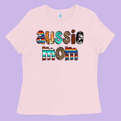 Aussie Mom Ladies Tee Designed By Cowcowdesign