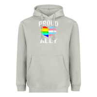 Moon Dust proud ally lgbt rainbow heart gay pride month Heavyweight Hoodie - linhVisuals