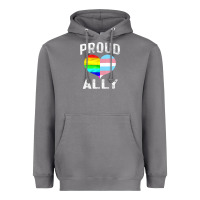Storm proud ally lgbt rainbow heart gay pride month Heavyweight Hoodie - linhVisuals